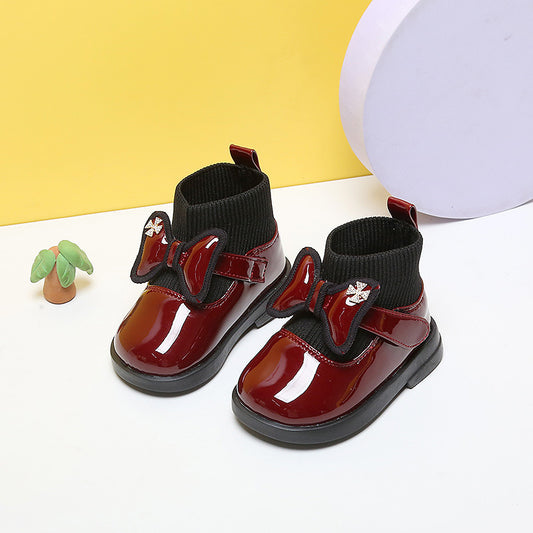 Botas Cortas de Cuero Suave para Niñas - Diseño Elegante y Cómodo