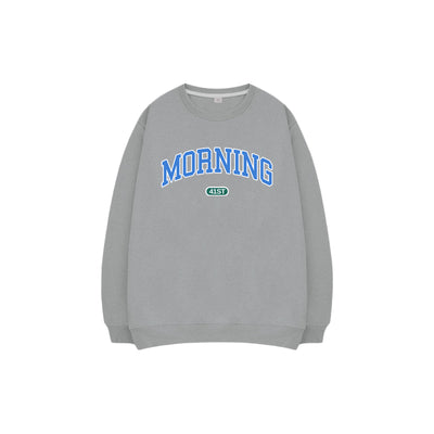 Suéter Cuello Redondo Estilo Street Unisex - Oversized Cómodo para Parejas - Image 11