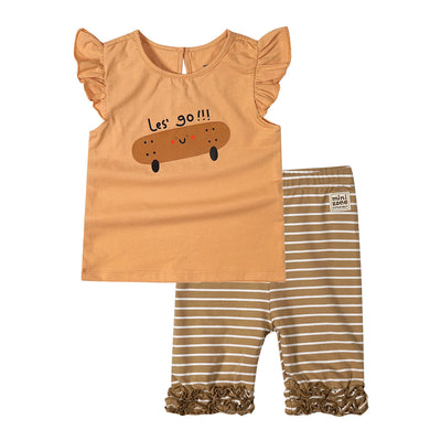 Conjunto Infantil Estilo Vaquero con Blusa Manga Corta de Dos Piezas - Image 15