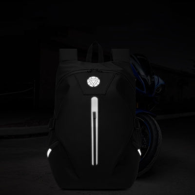 Mochila Impermeable para Motociclista con Soporte para Casco