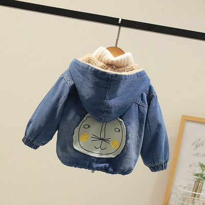 Chaqueta Denim Casual Acolchada para Niños - Image 2