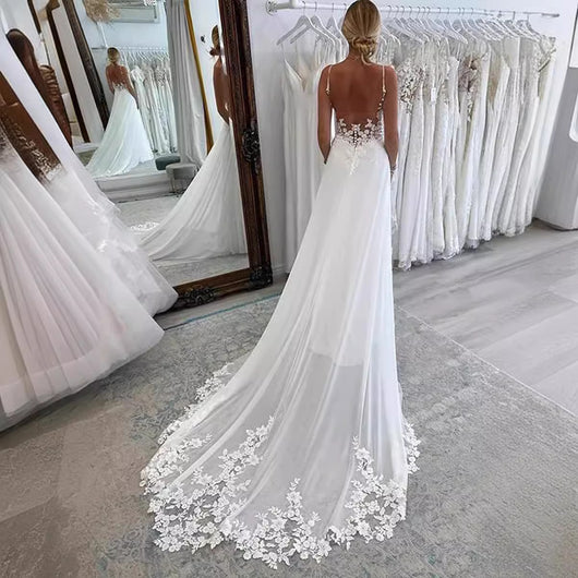 Vestido de Novia Sirena con Encaje y Satén Premium - Image 9