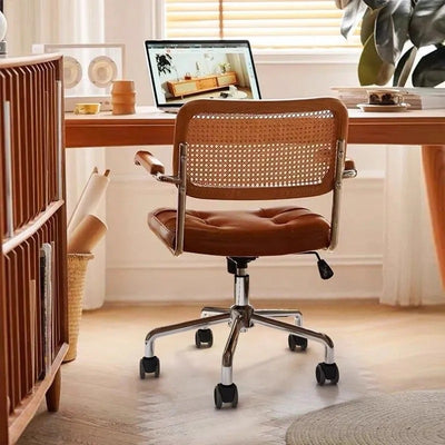 Silla de Oficina Retro en Ratán Sintético - Image 3