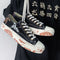 Zapatillas Guochao Yunhe Jiuxiao Pintadas a Mano - Edición Graffiti Pareja Unisex