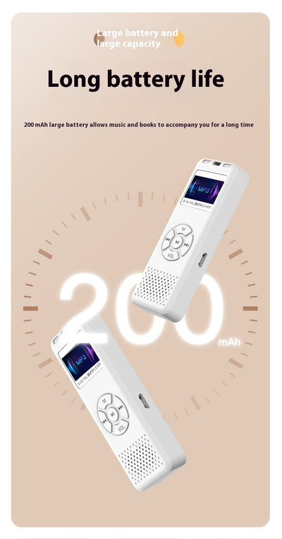 Reproductor MP4 Walkman con Bluetooth, Grabadora de Voz y Lápiz Inteligente - Image 13