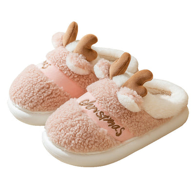 Pantuflas Navideñas de Invierno con Diseño de Alce - Cómodas y Acogedoras - Image 14