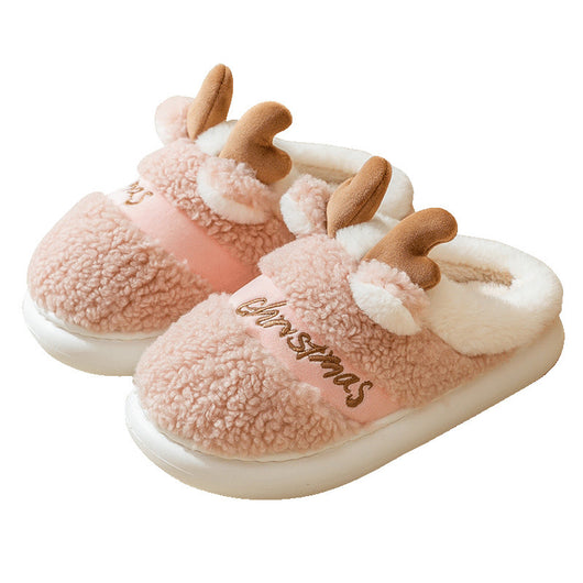 Pantuflas Navideñas de Invierno con Diseño de Alce - Cómodas y Acogedoras - Image 14