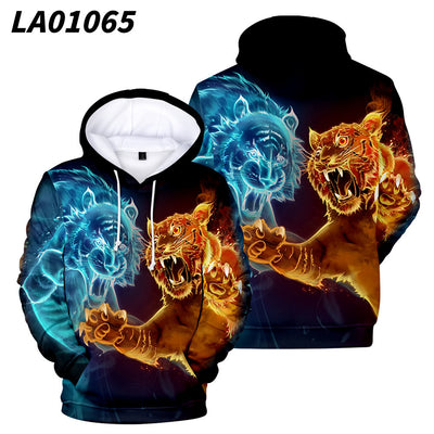 Sudadera Hombre Estampado Tigre Creativo Animal Style - Image 15