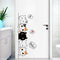 Vinilo Decorativo Pirámide de Gatos para Dormitorio