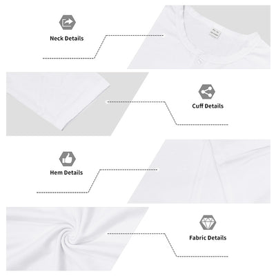Camisa Henley Holgada de Manga Larga para Hombre - Image 20