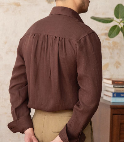 Camisa Casual Transpirable de Cuello Clásico - Tela Ligera - Image 5