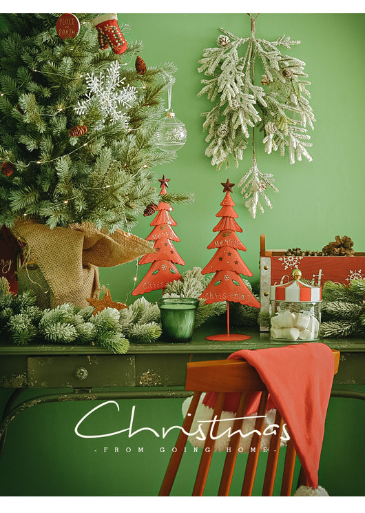 Árbol de Navidad de Metal para Ventana - Adorno Decorativo del Hogar - Image 9