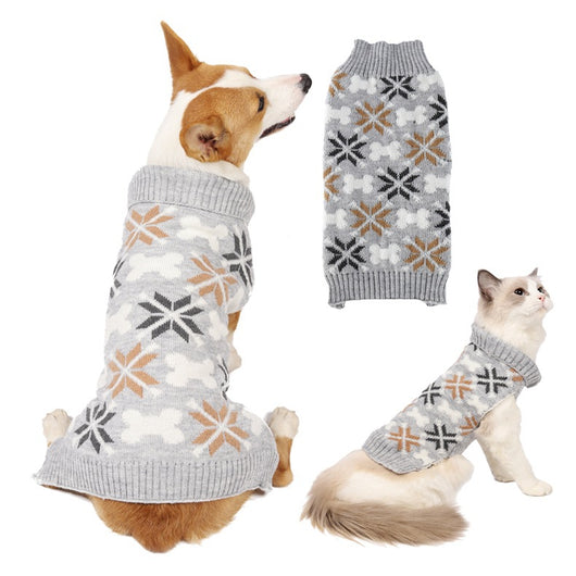 Ropa Retro Jacquard para Mascotas - Estilo Western Dulce - Image 4