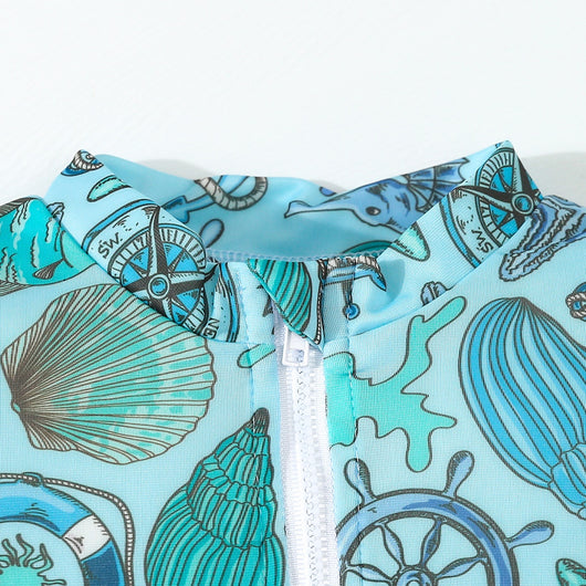 Enterizo de Baño Infantil Estampado para Verano - Image 13