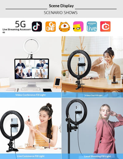 Lámpara de Escritorio LED 26cm con Pinza Ajustable - Image 17