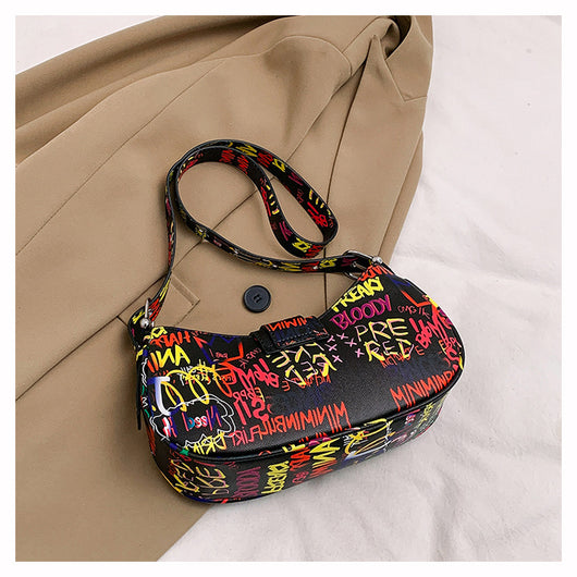 Bolsa de Hombro Messenger con Diseño de Letra de Moda - Image 16