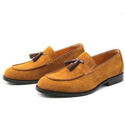 Mocasines de Ante Estilo Británico sin Cordones para Hombre - Image 7