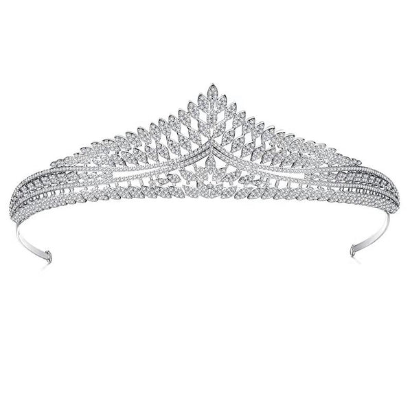 Corona de Circones Europeos con Incrustaciones - Accesorios para Cabello Estilo Asiático - Image 3