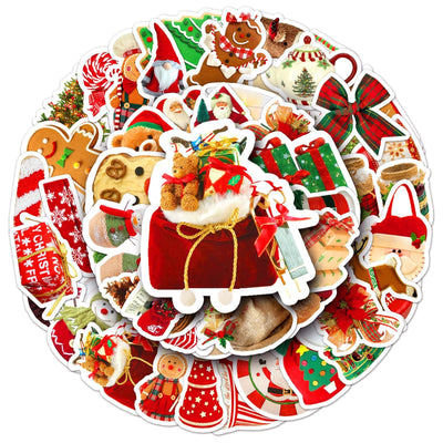 Vaso Navideño Reutilizable con Stickers Decorativos Impermeables - Image 15