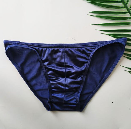 Ropa Interior Masculina Sexy de Talle Bajo Triangular Sedosa Secado Rápido Ajustada Tendencia Juvenil Transpirable y Fitness - Image 4