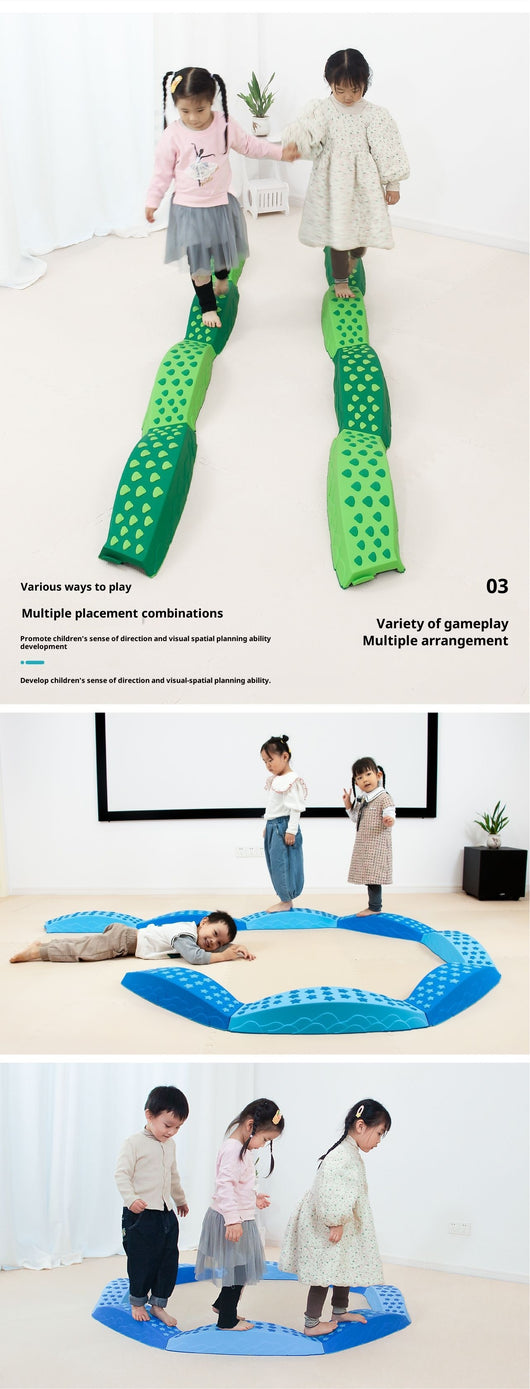 Set de 8 Piezas Wave Walkway para Integración Sensorial y Educación Temprana - Image 8