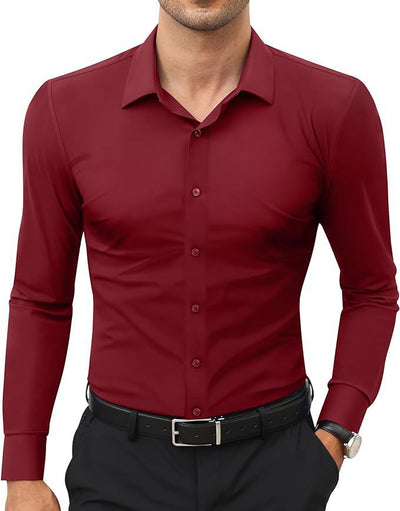 Camisa de Trabajo Slim Fit Clásica de Calidad Europea - Image 22