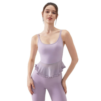 Top Deportivo Yoga con Encaje Espalda Descubierta - Tela Respirable Fanxin Air Sense - Image 4