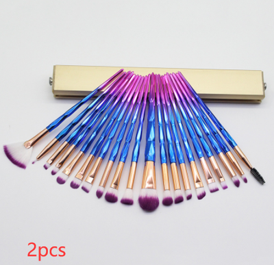 Set de Brochas de Maquillaje Diamond Multicolor Premium - Image 13