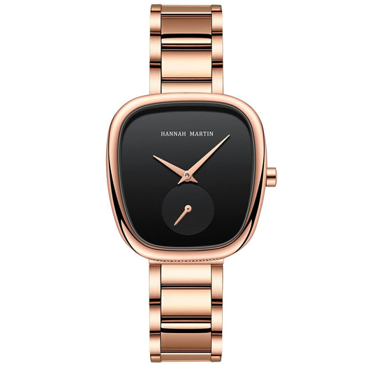 Reloj Cuarzo Acero Inoxidable Milano Malla Mujer Diseño Tonneau - Image 12