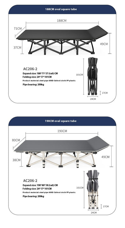 Cama Plegable Portátil para Camping y Oficina - Image 26