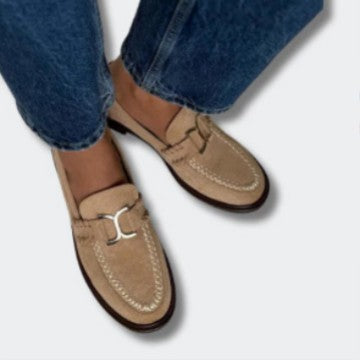 Zapatos Clásicos para Mujer de Punta Redonda - Comodidad y Estilo Británico