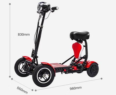 Bicicleta Eléctrica Plegable de 4 Ruedas para Adultos Mayores - Image 3