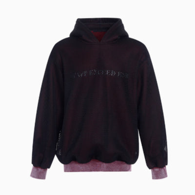 Suéter Hoodie Tejido Calado con Forro Polar para Hombre - Image 3
