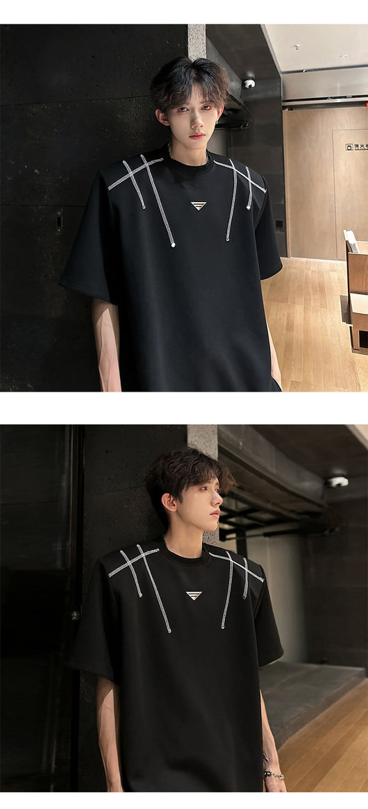 Playera Casual Hombres con Hombreras - Diseño Moderno para Verano - Image 9