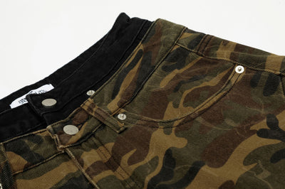 Shorts Cómodos Camuflaje Unisex Corte Relajado - Image 9