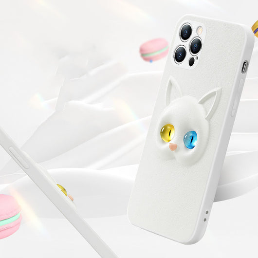 Funda Protectora para iPhone con Diseño de Gato Kawaii - Image 8