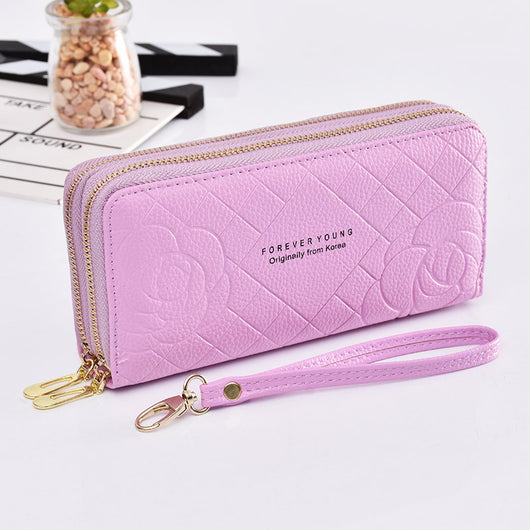 Cartera de Muñeca con Doble Cierre y Gran Capacidad - Image 9