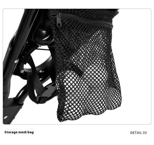 Asiento Plegable Multifuncional con Soporte para Paraguas, Vaso y Almacenamiento - Image 6