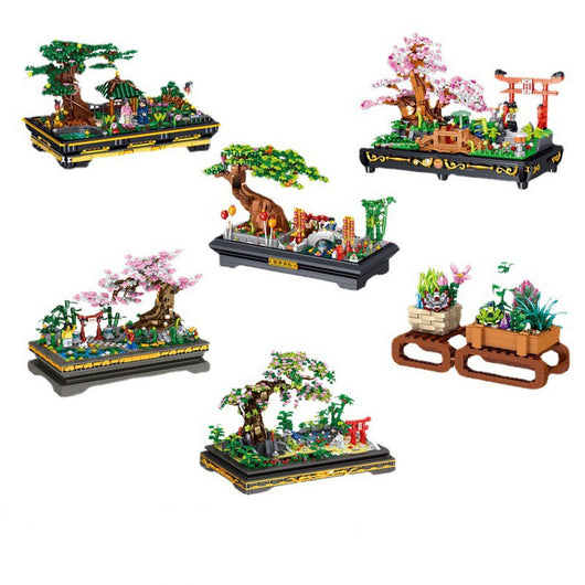 Miniatura de Bonsái Creativo en Resina - Modelo Verde Pino - Image 17