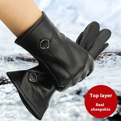 Guantes de Cuero para Mujer Invierno - Forro Polar, Impermeables y Táctiles - Image 20