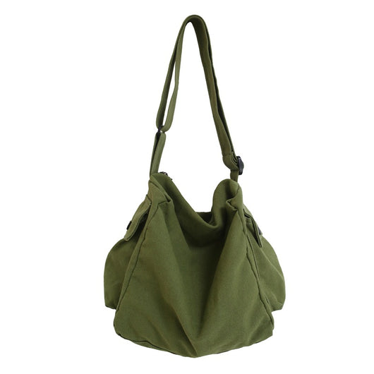 Bolsa de Lona Cruzada Minimalista para Literatura y Arte - Image 13