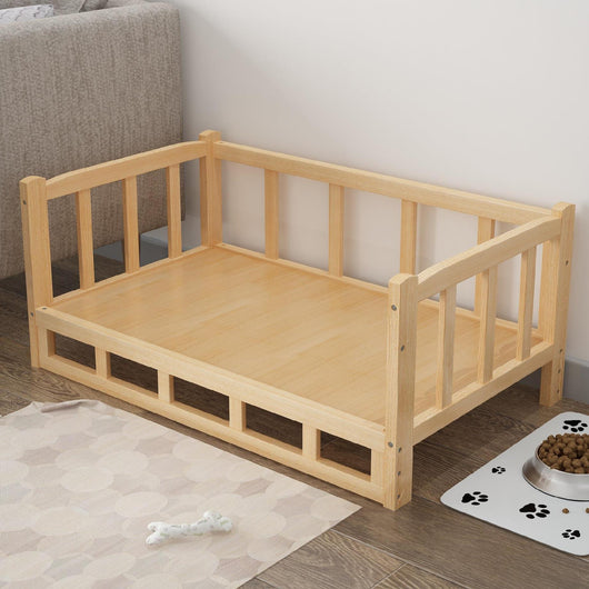 Cama de Madera para Perros - Diseño Veraniego Elevado - Image 14