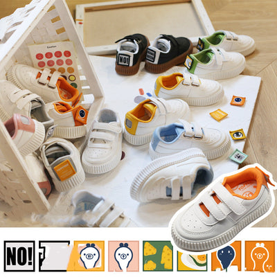 Tenis Blancos Infantiles con Velcro - Image 10