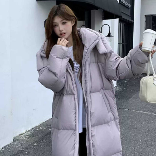 Abrigo de Invierno para Mujer con Algodón Grueso y Acolchado