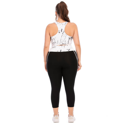 Conjunto de Yoga Tallas Grandes - Leggings y Top Deportivo - Image 3