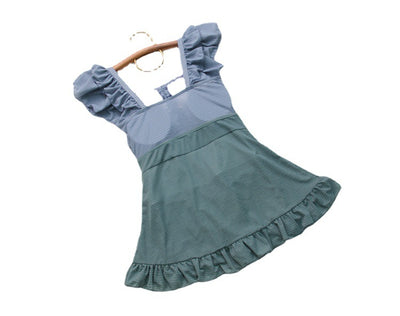 Traje de Baño Enterizo Estilo Falda Ajustado para Mujer - Image 6