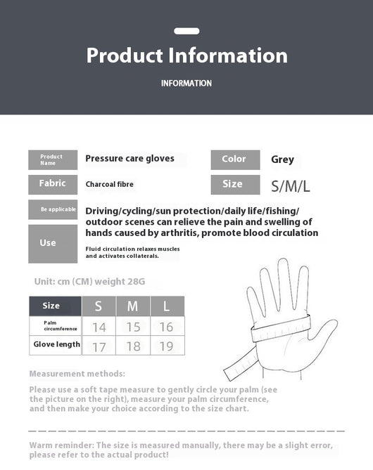 Guantes de Cuidado Preventivo en Fibra de Carbón de Bambú Gris Claro - Image 10