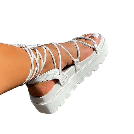 Zapatos Planos con Cordones Estilo Romano - Tallas Grandes Mujer - Image 5