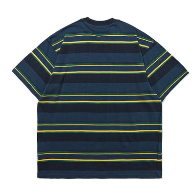Camiseta Hombre Rayas Cuello Redondo Corte Relajado Estilo Retro - Image 4
