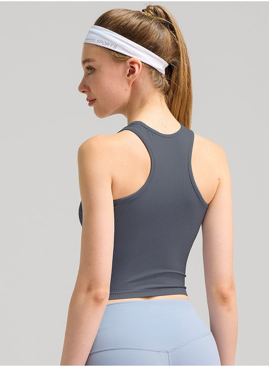 Chaleco Deportivo para Mujer con Protector de Pecho y Cintura Transpirable - Image 9